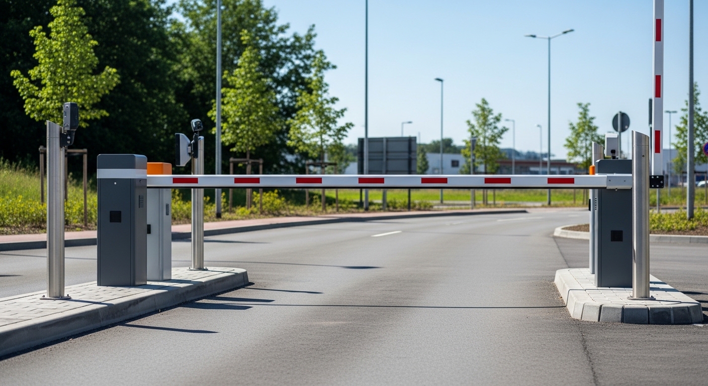 Automatic car park barrier